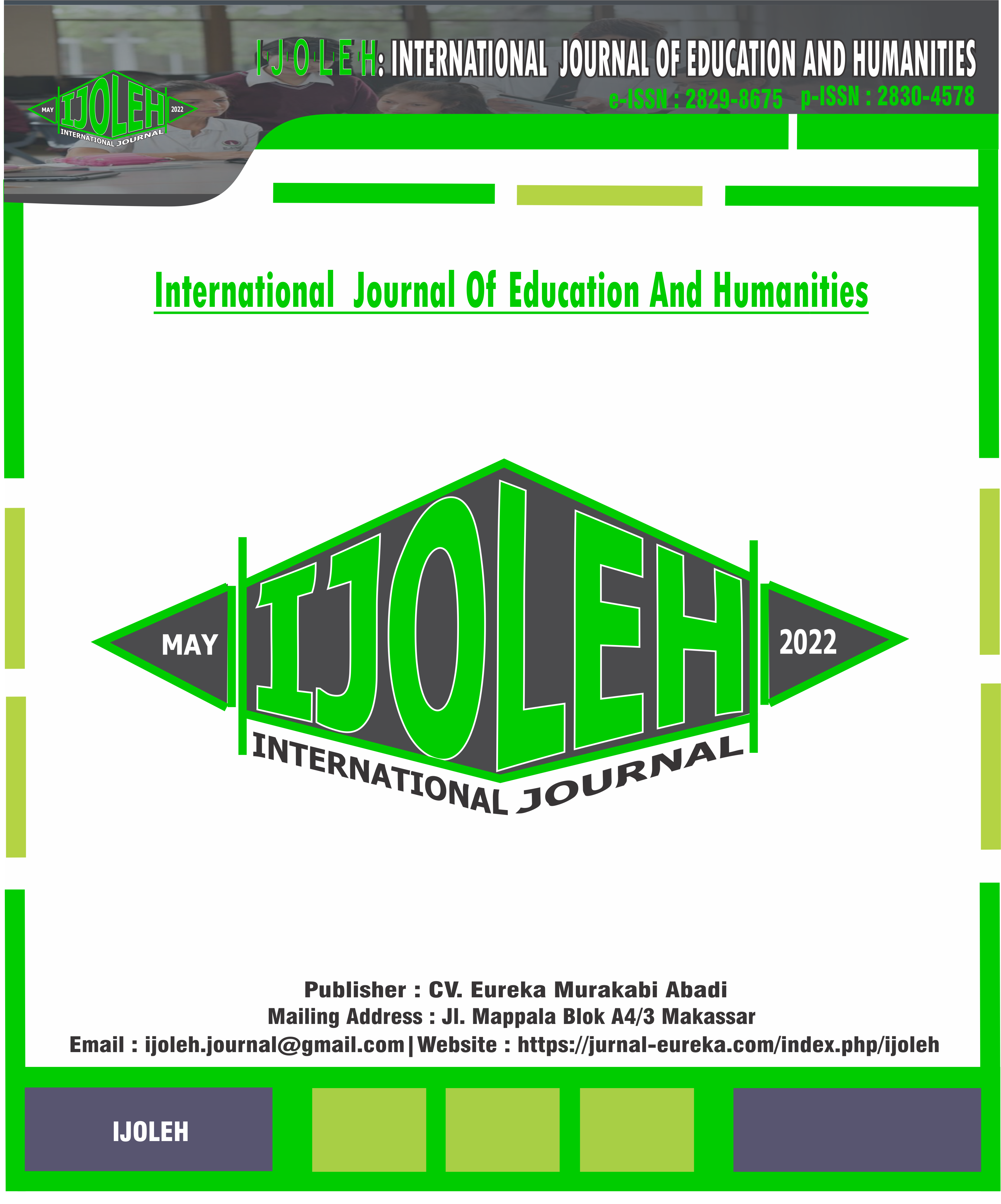Cover IJOLEH : International Journal of Education and Humanities